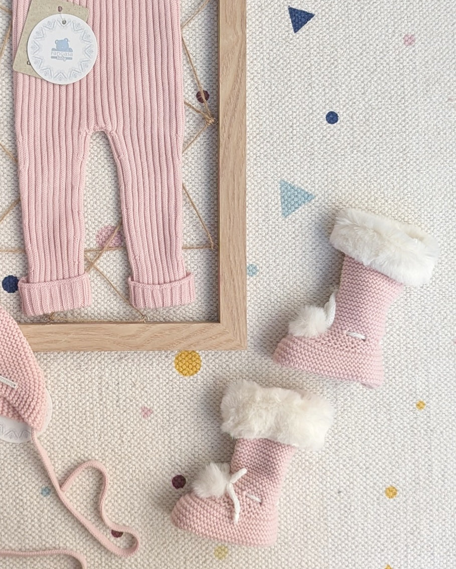 Leggin Bebé Rosa Empolvado - Pangasa Baby