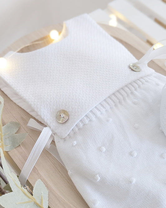 Ranita Punto Tela Vento Blanco - Paz Rodriguez