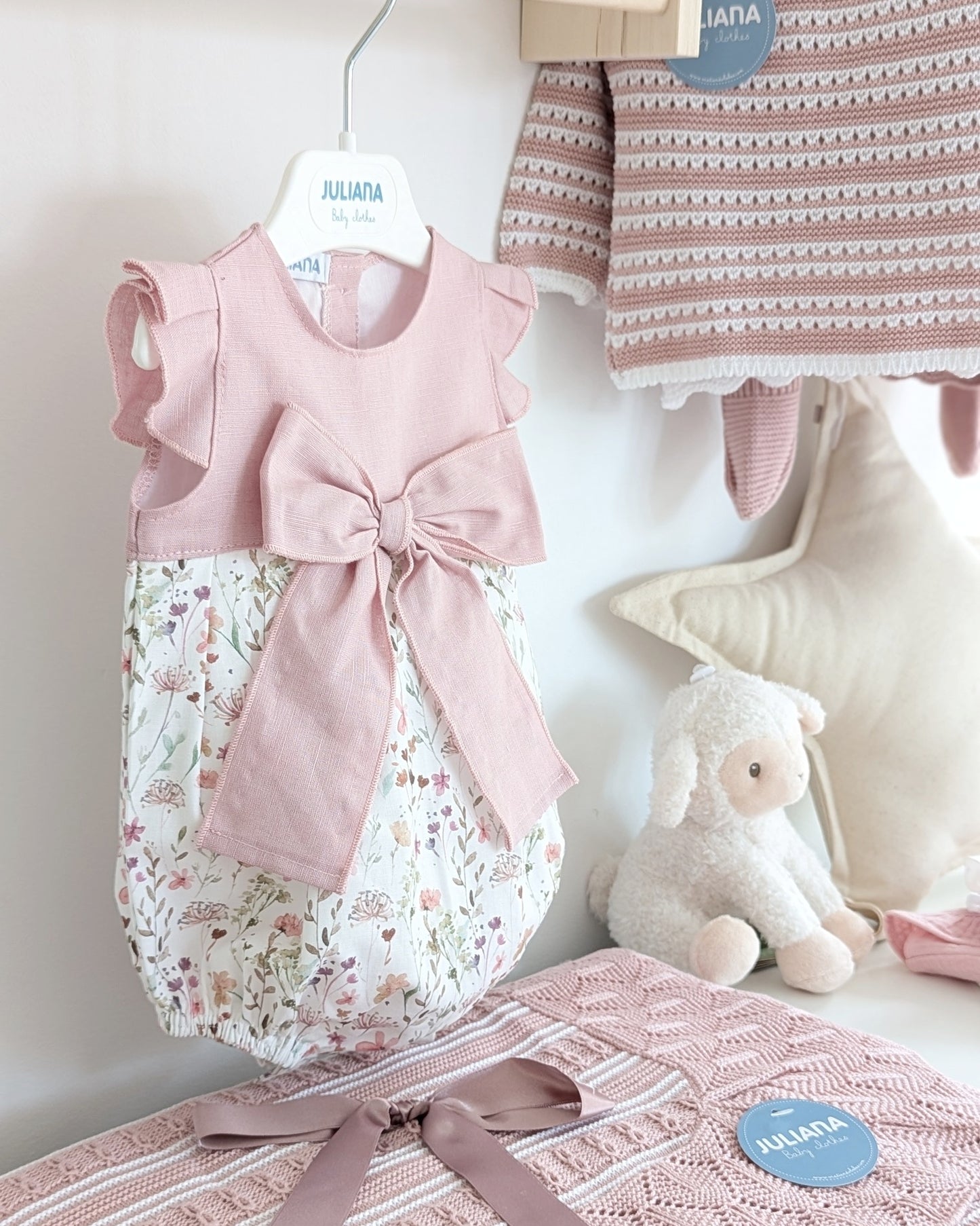 Pelele Tela Florecitas Maquillaje - Colección Siroco Juliana