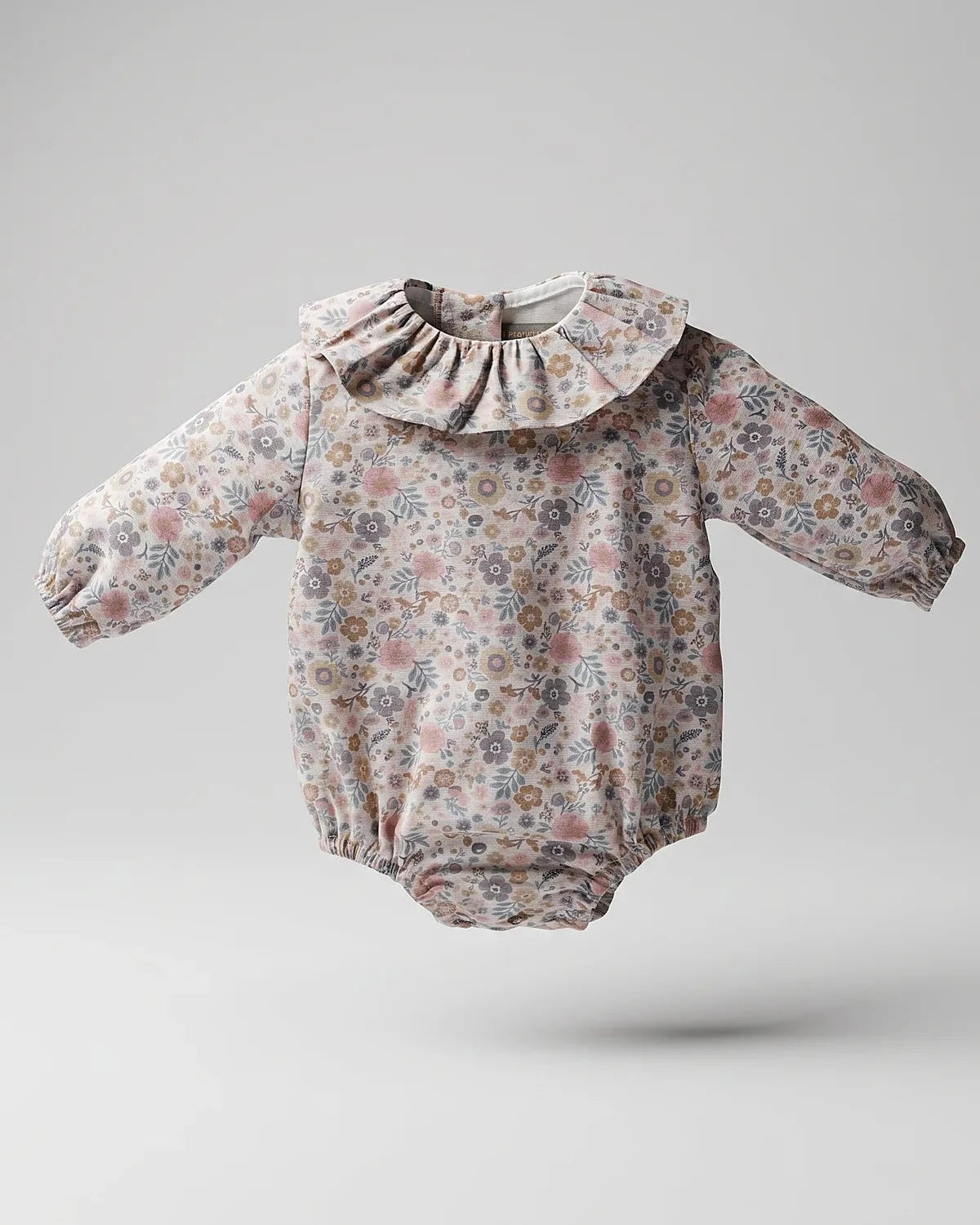Pelele Tela Flores Rp Rosa Collection - Pangasa Baby