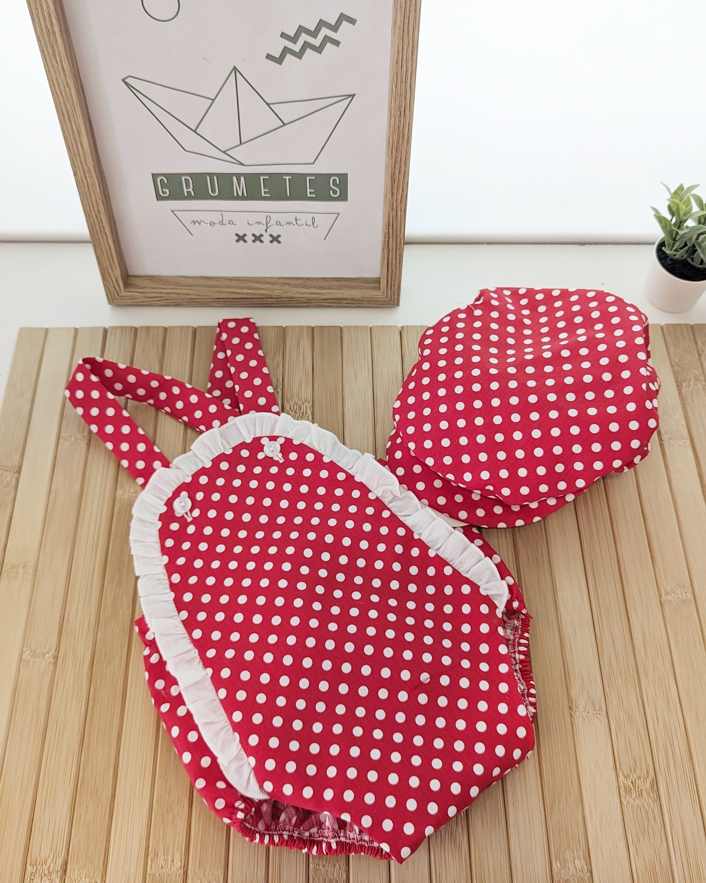 Ranita y Boina Flamenco Rojo