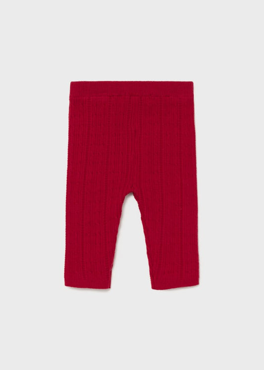 Leggings malla tricot rojo - Mayoral