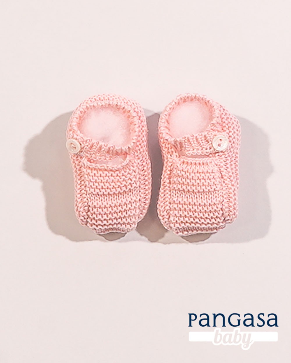 Sandalia Hebilla Rosa Empolvado - Pangasa Baby